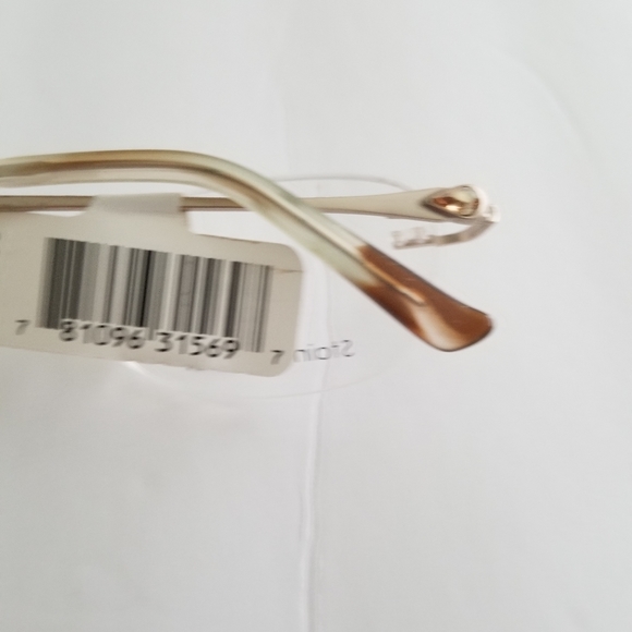 NEW NATURALLY RIMLESS NR 359 Gold 52-18-135 - Picture 14 of 16